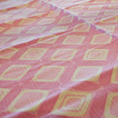 【風呂敷】ダイヤ ピンク｜手捺染