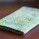 【風呂敷】ダイヤ グリーン｜手捺染