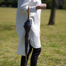 【日傘】ゼブラ ブラックグレー (組木)｜手捺染