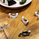 【箸置】輪 (りん) - 5ヶ入 | 鋳物 | 能作