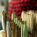 【ネクタイ】衿結 仁・青龍 (皆紅色) | 博多織 | OKANO