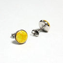 【ピアス】丸 8mm 透 (Suke) 全6色 | 無線銀貼七宝