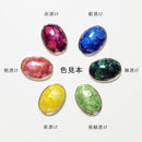 【イヤリング】丸20mm 透(Suke) 全6色 | 無線銀貼七宝