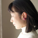 【イヤリング】丸20mm 透(Suke) 全6色 | 無線銀貼七宝