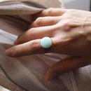 【リング】丸白 (Haku) 全6色 | 無線銀貼七宝