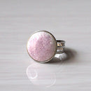 【リング】丸白 (Haku) 全6色 | 無線銀貼七宝