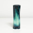 【一輪挿し】六角形 水(緑) | 無線銀貼七宝