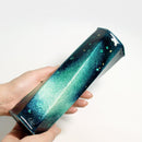 【一輪挿し】六角形 水(緑) | 無線銀貼七宝