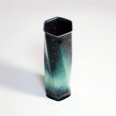 【一輪挿し】六角形 水(緑) | 無線銀貼七宝