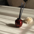 【アロマポット】3玉形 七宝繋 赤透 | 無線銀貼七宝