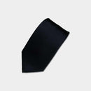 【ネクタイ】ブラック 雅 33匁シルクサテン | 郡内織物 | 富士桜工房