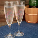 【シャンパングラス2点セット】冷感 花火 | 丸モ高木陶器