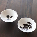 【平盃2点セット】温感 桜・紅葉 平盃 (白) | 美濃焼 | 丸モ高木陶器