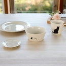 【ボウル】蓄光 猫 13cmルミナスボウル (ニューボン) | 美濃焼 | 丸モ高木陶器