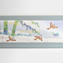 【パネル】竹に雀 | 加賀友禅 | 染の四季