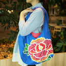 【エコバッグ】 牡丹 (L) | 筒描き染め