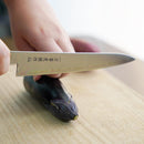 【ペティナイフ】粉末ハイス鋼スーパーゴールド(SG2) (両刃) 樫八角柄 150mm｜BECOSオリジナル | 関の刃物｜一刀斎虎徹