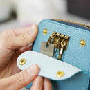 【本革キーケース】SMART MOVE! -type1 | アナログキーポケットタイプ- Riverbreeze Blue (すんずり川床) | RAKUKEI