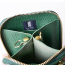 【本革キーケース】SMART MOVE! -type1 | アナログキーポケットタイプ- Calm Green (翠緑の古寺) | 革加工 | RAKUKEI