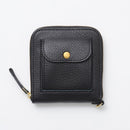 【本革キーケース】SMART MOVE! -type2 | コインポケットタイプ- Alley Black (路地入ル) | 革加工 | RAKUKEI