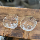 【吹きガラス】SUN GLASS STUDIO KYOTO 煌 酒器3ヶセット（酒差し1個&ぐい呑み2個）