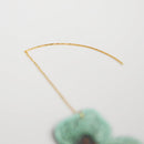 【ピアス】tint パンジー 薄荷 | 京友禅 | Morphosphere