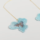 【ピアス】tint パンジー (S) うす水色 | 京友禅 | Morphosphere