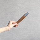 【扇子】箔彩 ブルー 短地 6.5寸 | 京扇子 | 米原康人