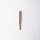 【扇子】箔彩 ブルー  6.5寸 | 京扇子 | 米原康人