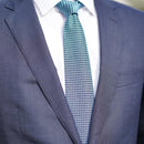 【手織りネクタイ】KUSKA ガルザタイ サックス 日本製 手織り