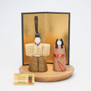 【木目込み人形】真多呂人形 立雛飾り 陽