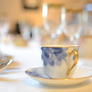 【磁器】大倉陶園 ブルーローズ コーヒーカップ＆ソーサー