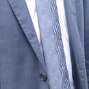 【西陣織】Nekado プリーツタイ 波 グレー