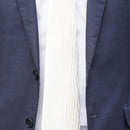 【西陣織】Nekado プリーツタイ サテンホワイト