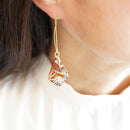 【ピアス】アメリカンピアス 星華 -seika- 2ヶ (琥珀) | 切子 | 凛然