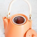 【美濃焼】晋山窯ヤマツ ティーポット＆ミニカップ 3点セット Voyage オランジュルーシー