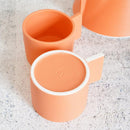 【美濃焼】晋山窯ヤマツ ティーポット＆ミニカップ 3点セット Voyage オランジュルーシー