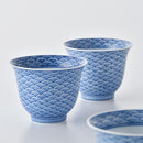 【湯呑み】そり仙茶 (1ヶ) 平戸青海波 | 三川内焼 | 平戸松山窯