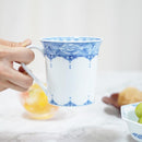 【マグカップ】間取牡丹唐草 | 三川内焼 | 平戸松山窯