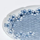 【お皿】7寸洋皿 桜青海波 | 三川内焼 | 平戸松山窯