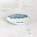 【お皿】丸平小皿 波青海波 | 三川内焼 | 平戸松山窯