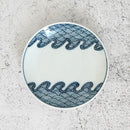 【お皿】丸平小皿 波青海波 | 三川内焼 | 平戸松山窯