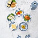 【お皿】丸平小皿 丸紋花絵 | 三川内焼 | 平戸松山窯