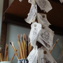 【マグカップ】一方押し 丸紋花絵 | 三川内焼 | 平戸松山窯