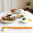 【箸】 彩筆 (紅葉) 箸置付 (22.5cm) |筆描き