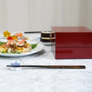 【輪島塗箸】橋本幸作漆器店 本堅地輪島塗箸 翔天 鳳凰 (1膳, 名入れ可)