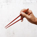 【輪島うるし箸 】橋本幸作漆器店 手彫り沈金箸 寿 青海波 (2膳, 名入れ可)