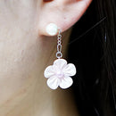 【アクセサリー】ベビーピンク (バレッタ、ブローチ、ピアス、バッグチャーム 4点セット ) | つまみ細工