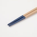 【漆 十八膳塗】十八膳 箸 こま 青 (1膳)