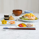 【漆 溜塗】十八膳 箸 だん 三段朱 (1膳)